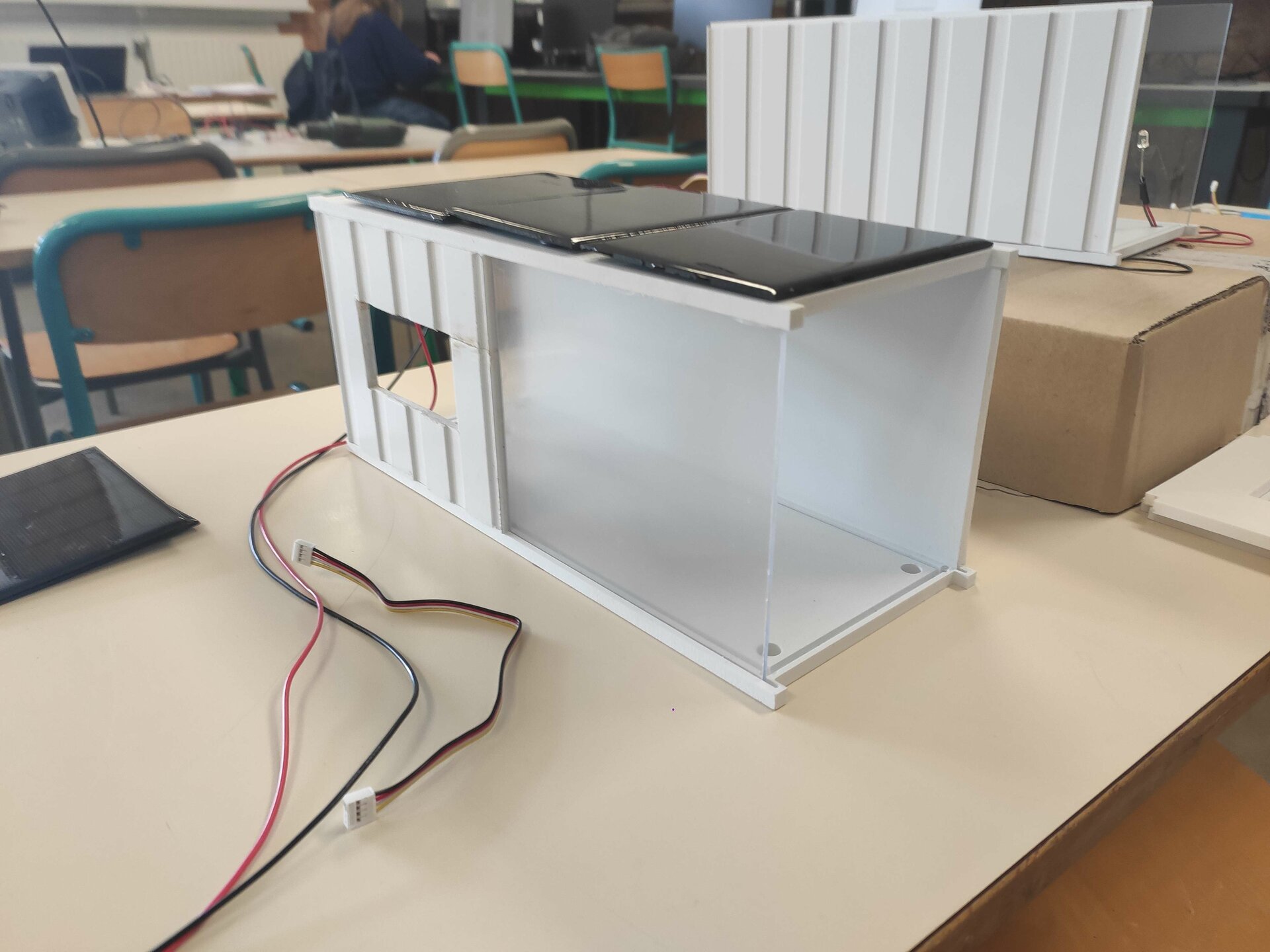 Étape de construction de la maquette